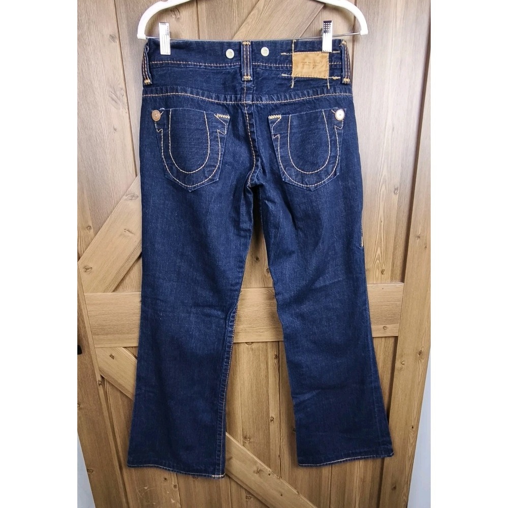 True Religion Joey Big T Flare Jeans Womens 27 Made In USA
